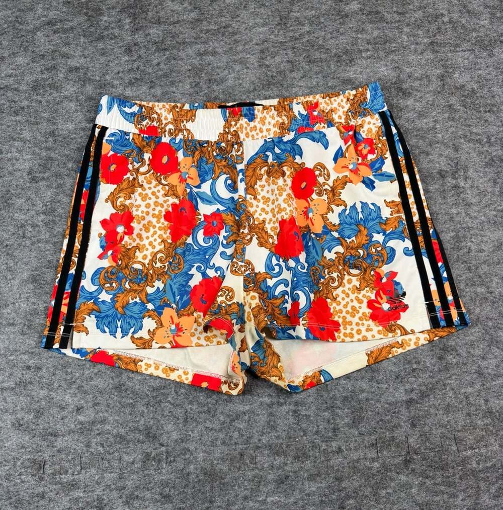 Adidas HER Studio London Shorts Size XL Multicolor Floral GN3359